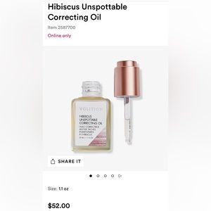 Volition hibiscus unspottable correcting oil